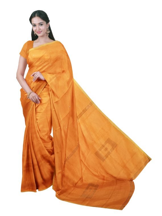 loomfolks__Sequece-Cotton-Silk_YellowSequenceSaree__silk_set3_pujitha_front__2020-1-1-16-37-25__3072X4096