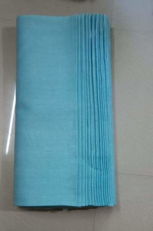 Sky Blue Linen Fabric by Meter