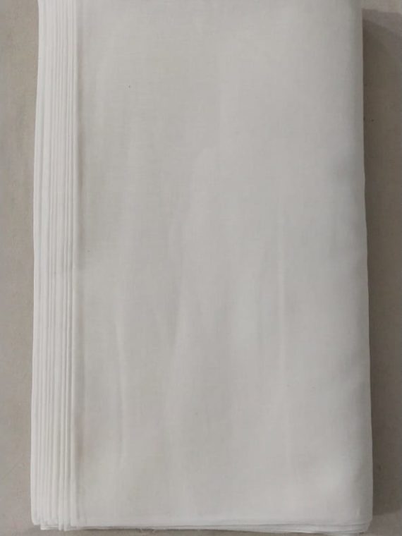 White Linen Fabric by Meter