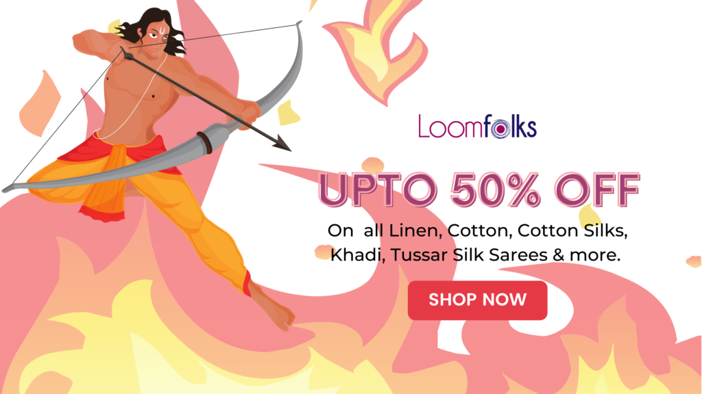 DUSSHERA OFFER ON HANDLOOM SAREES