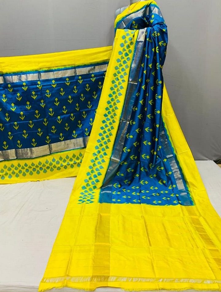 ikkat silk saree