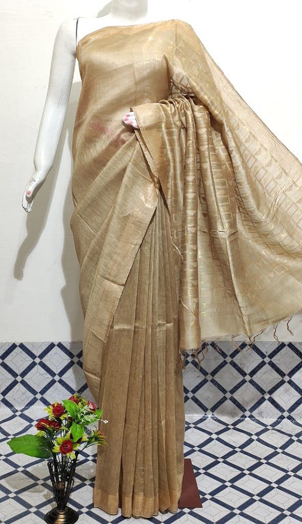 biscuit colour wedding sarees