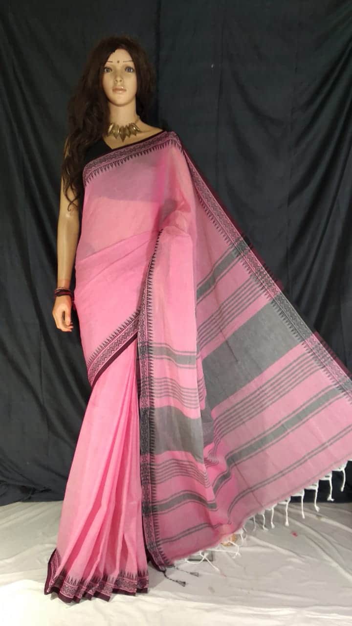 Chettinad Cotton Shot Colour Saree With Small Buttas On The Body And R –  Kumaran Silks