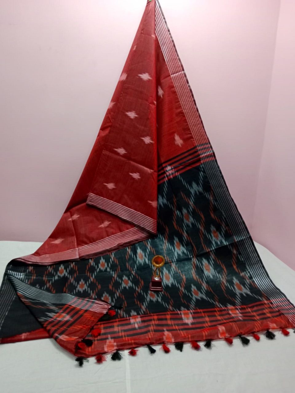 Ikkat cotton best sale sarees
