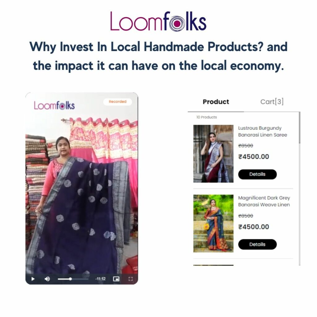 Why Invest In Local Handmade Products? and the impact it can have on the  local economy. - Loomfolks