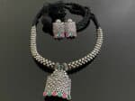 Ethinic Tribal Design Handmade Thushi Necklace With Earrings1