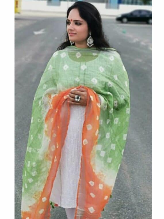 Tricolor dupatta