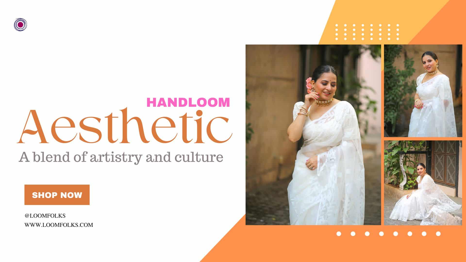 Heavenly White Pure Resham Muslin Silk Jamdani Saree