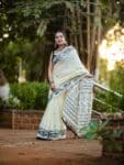 Timeless Beautiful Off White Exclusive Mul Cotton Jamdani Saree