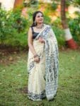Timeless Beautiful Off White Exclusive Mul Cotton Jamdani Saree