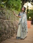 Timeless Beautiful Off White Exclusive Mul Cotton Jamdani Saree